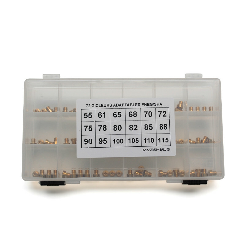 Gicleur P2R GICLEUR PRINCIPAL PHBG-SHA 5mm P2R N° 55 à 115 (COFFRET DE 72)