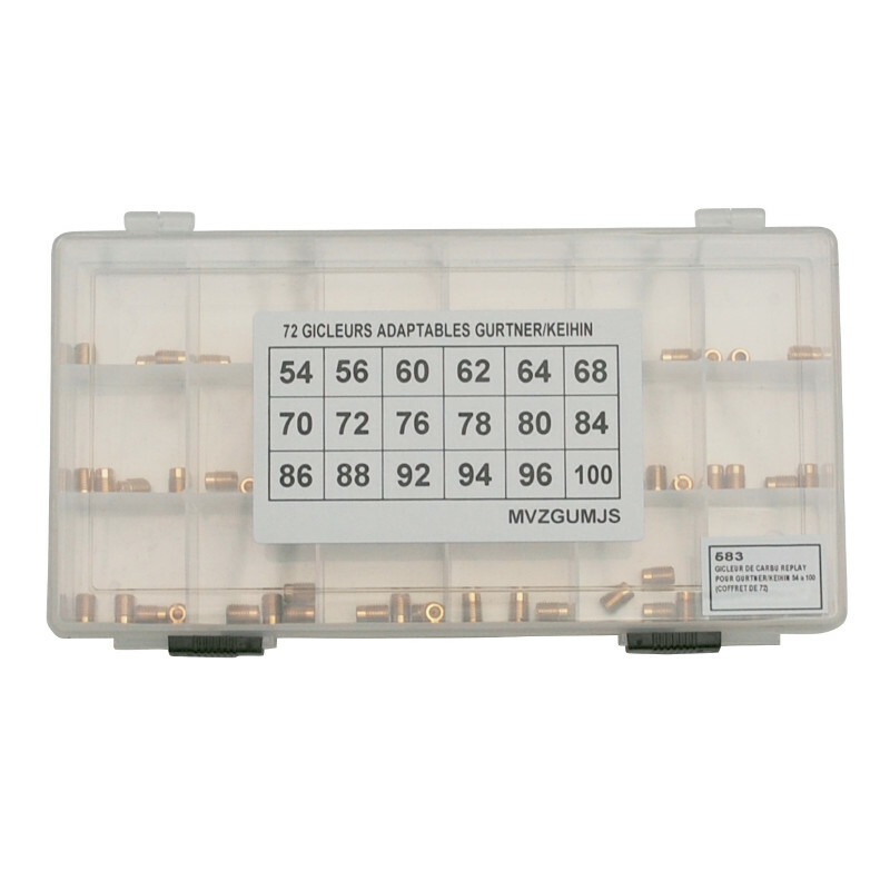 Gicleur P2R GICLEUR PRINCIPAL GURTNER-KEIHIN SELECTION P2R N° 54 à 100 (COFFRET DE 72)
