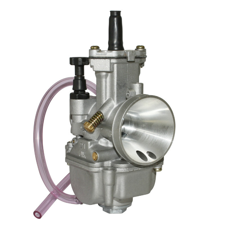 Carburateur P2R CARBURATEUR TYPE PWK 21 SILVER A BOISSEAU PLAT -QUALITE PREMIUM- -P2R-