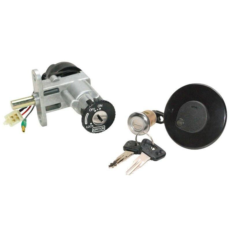 Neiman P2R CONTACTEUR A CLE SCOOT ADAPTABLE CPI 50 POPCORN, HUSSAR 2003+, OLIVER 2006+2008 (AVEC SERRURE DE SELLE + BOUCHON ESSENCE) -P2R-