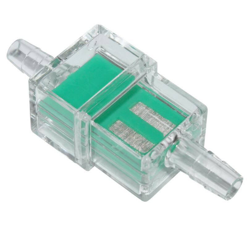 Filtre à essence P2R RECTANGULAIRE TRANSPARENT DIAM 7 mm