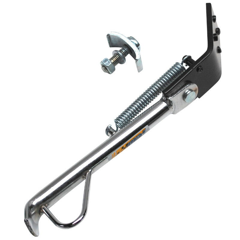 Béquille latérale P2R BEQUILLE SCOOT LATERALE ADAPTABLE GILERA 50 STALKER, RUNNER CHROME -P2R-