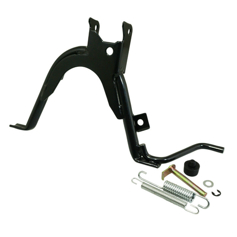 Béquille latérale P2R BEQUILLE SCOOT CENTRALE ADAPTABLE MBK 50 OVETTO 2T, MACH G-YAMAHA 50 NEOS 2T, JOG R NOIR -P2R-