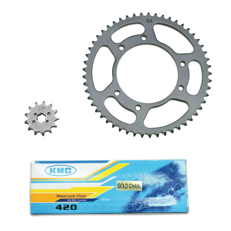 Kit chaine P2R 13X53 ALESAGE 105mm DEMULTIPLICATION ORIGINE
