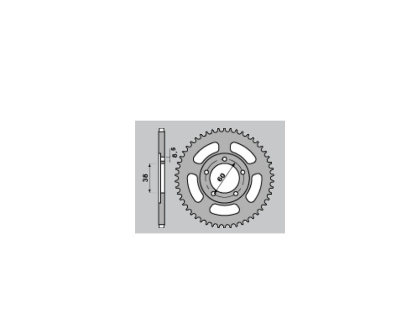 Couronne PBR acier C45 standard 4431 - 420