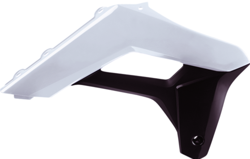 Ouie de radiateur Polisport blanc/noir