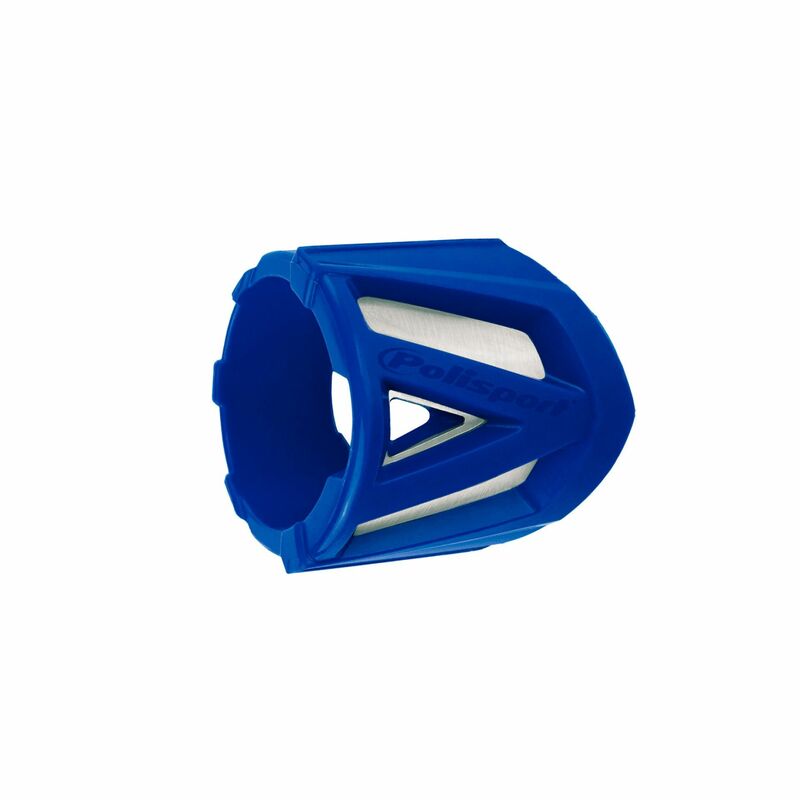 Protection échappement Polisport bleu
