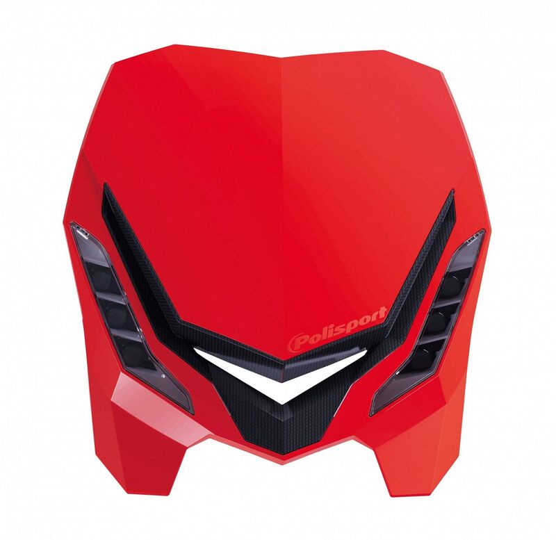 Plaque phare Polisport E-Blaze rouge
