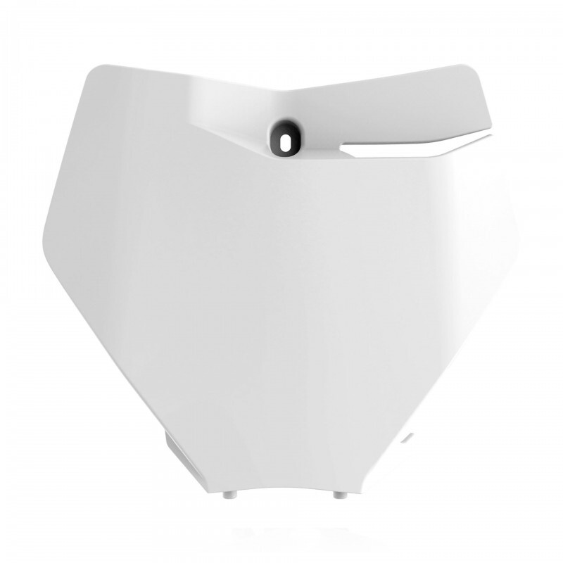 Plaque avant Polisport blanc