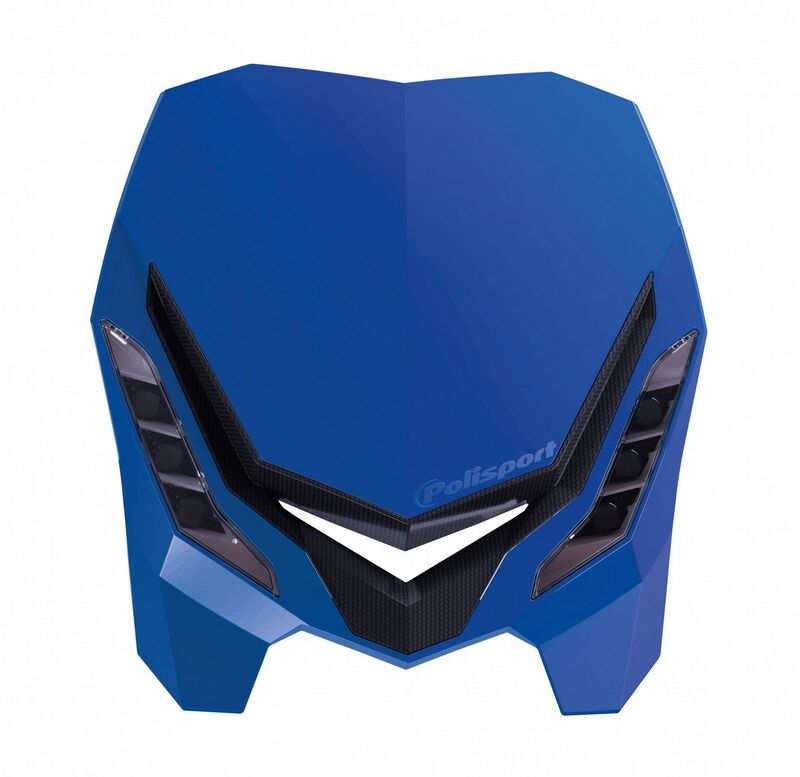 Plaque phare Polisport E-Blaze bleu