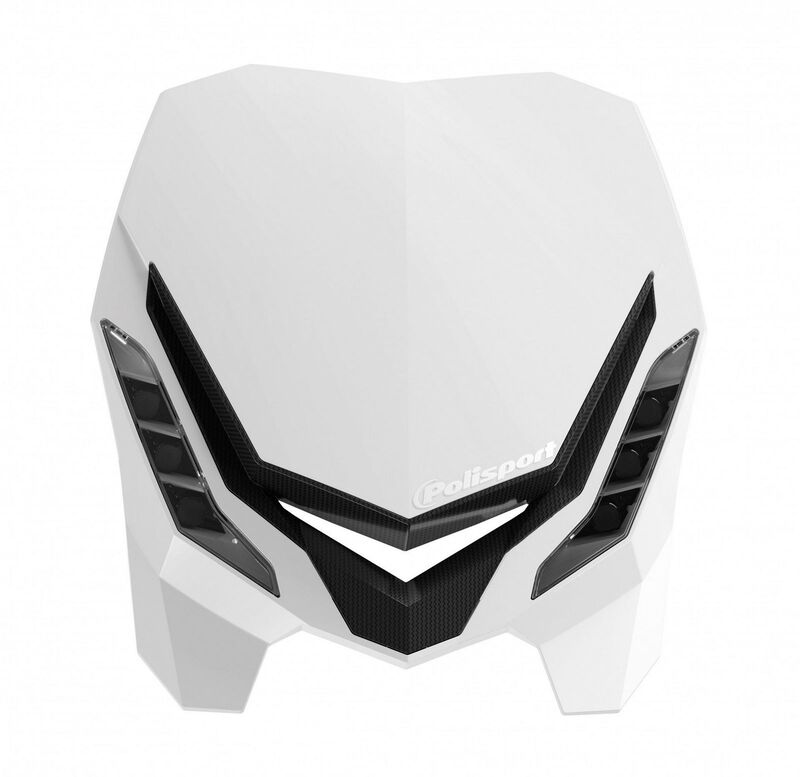 Plaque phare Polisport E-Blaze blanc
