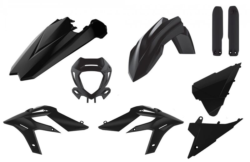Kit plastiques Polisport noir