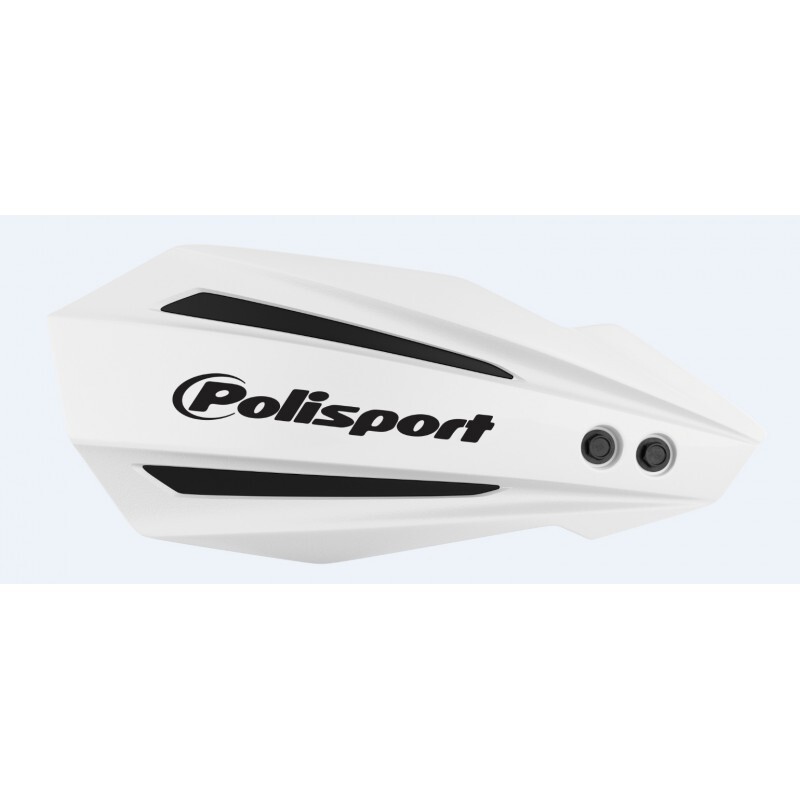Protèges-mains Polisport Protège-mains MX BULLIT Blanc/Noir