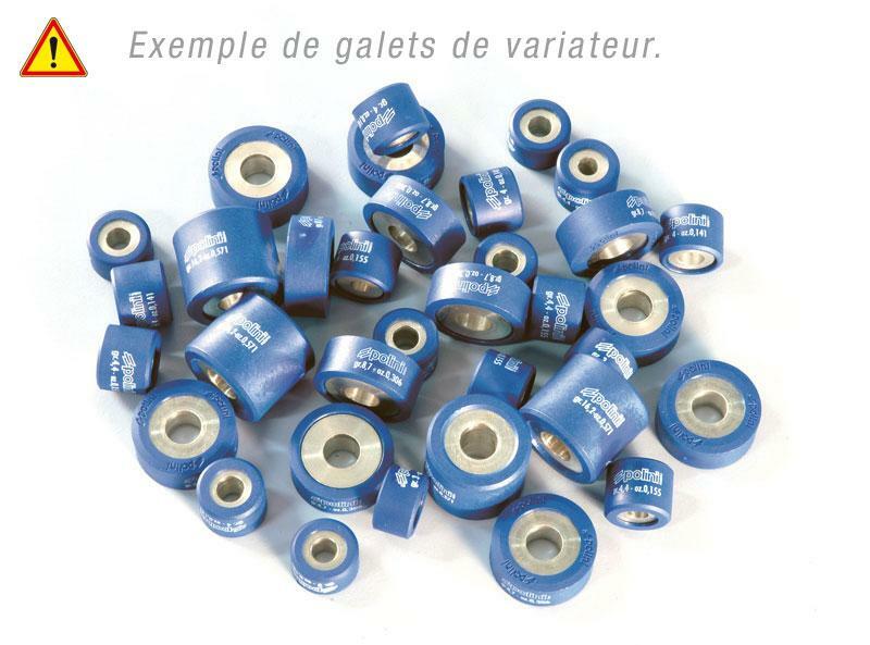 Galets de variateur Polini Jeu 26,1x19mm 20,2gr - 8 pièces
