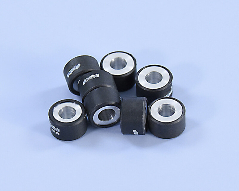 Galets de variateur Polini Jeu 25x17mm 12gr - 8 pièces