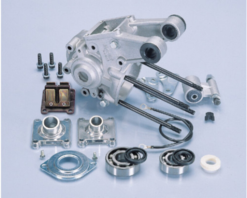 Vilebrequin Polini Carter moteur avec support complet