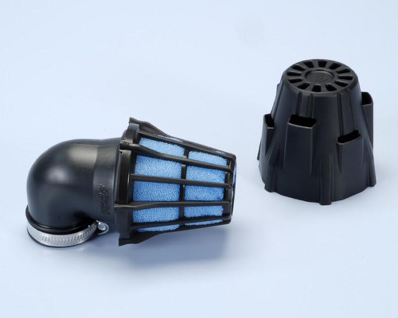 Filtre à air Polini avec boîtier en plastique - 90°