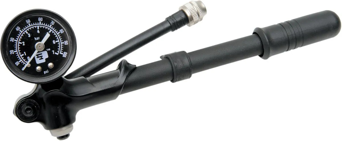 Pompe de fourche à air Progressive Suspension manomètre