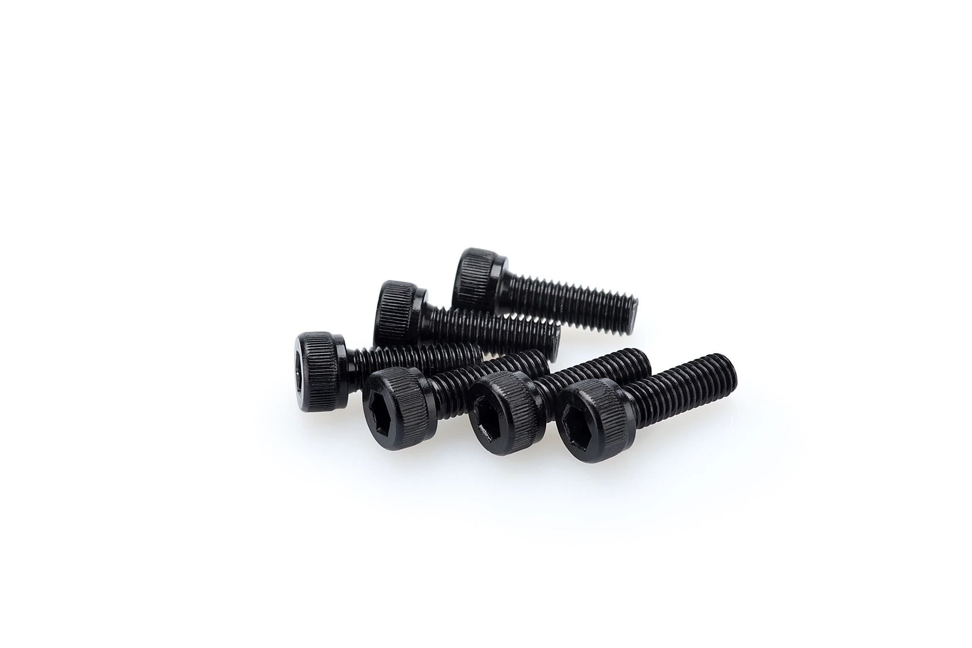 Kit Visserie Carénage Puig En Aluminium Anodisé Noire Blister 6 vis allen M5x15mm