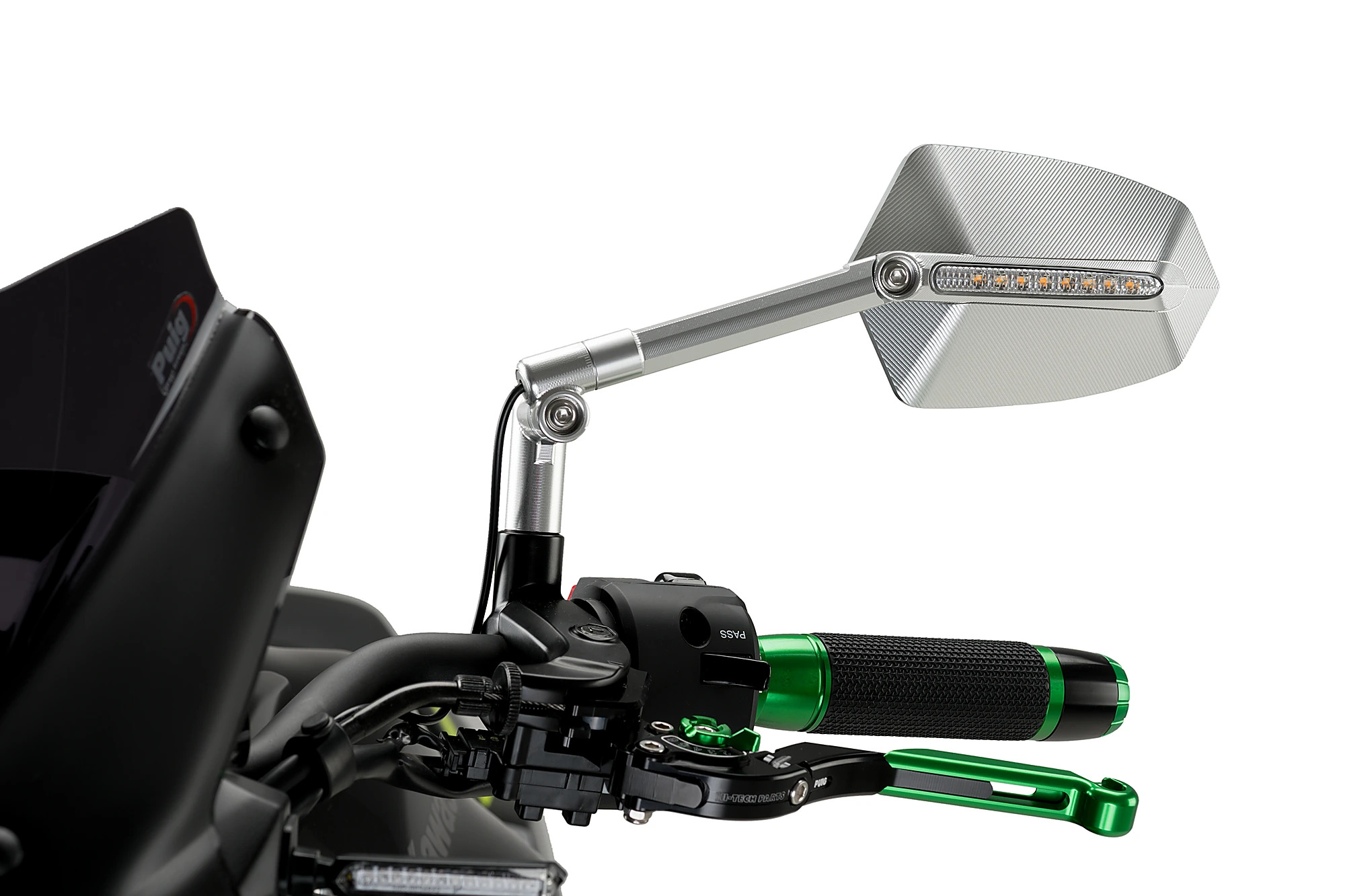 Rétroviseur Puig GTI Aluminium anodisé Gauche