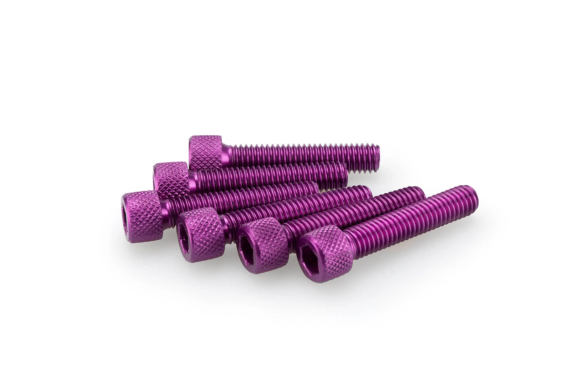 Kit Visserie Carénage Puig En Aluminium Anodisé Violet Blister 6 vis allen M6x30mm