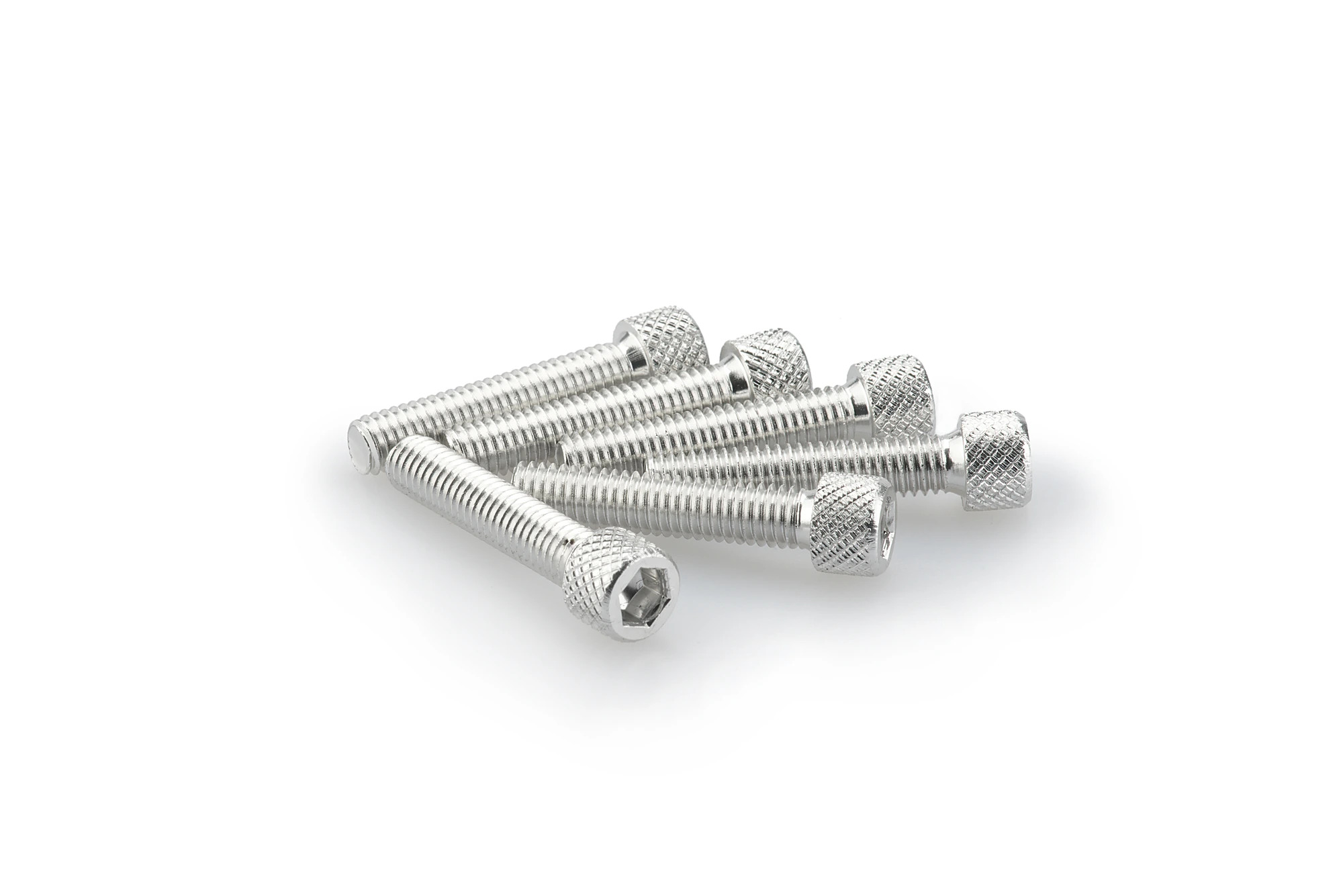 Kit Visserie Carénage Puig En Aluminium Anodisé Argent Blister 6 vis allen M6x30mm