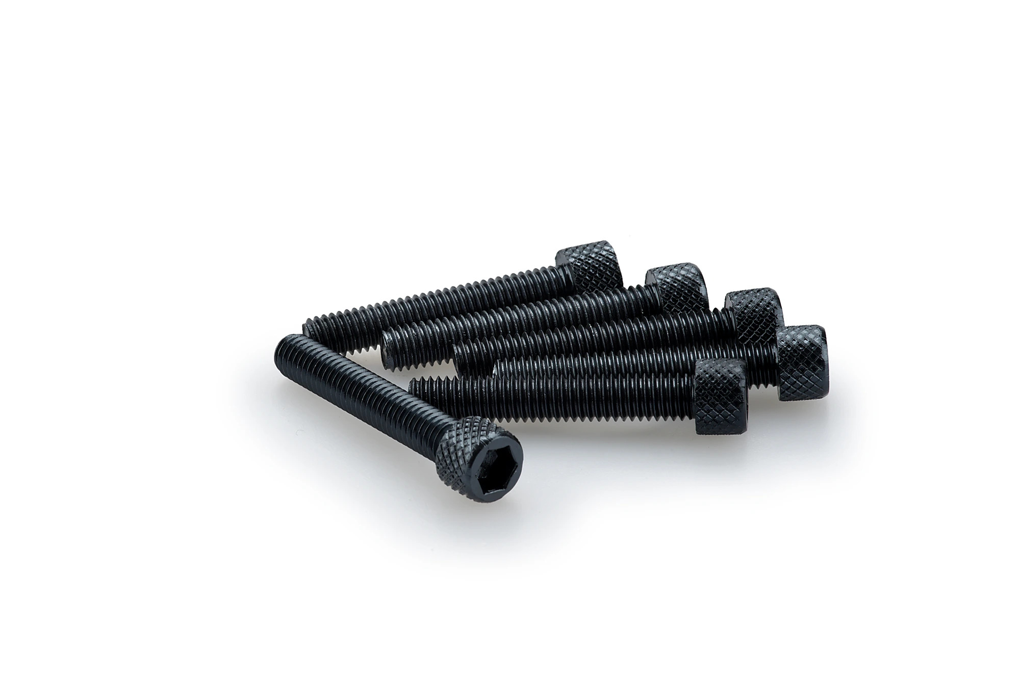 Kit Visserie Carénage Puig En Aluminium Anodisé Noire Blister 6 vis allen M6x35mm