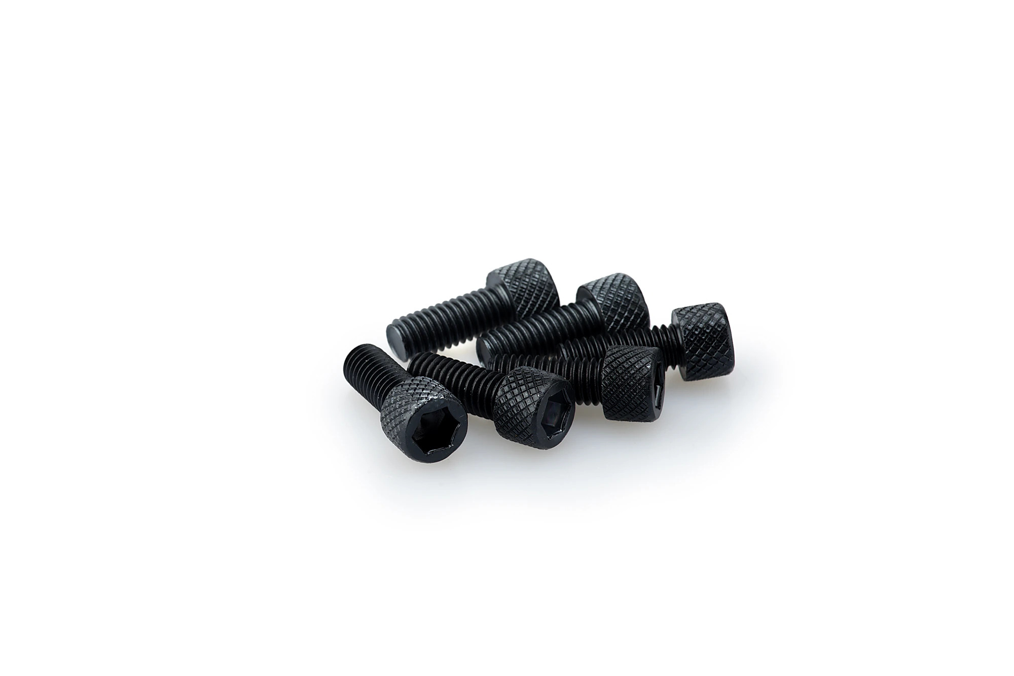 Kit Visserie Carénage Puig En Aluminium Anodisé Noire Blister 6 vis allen M6x15mm