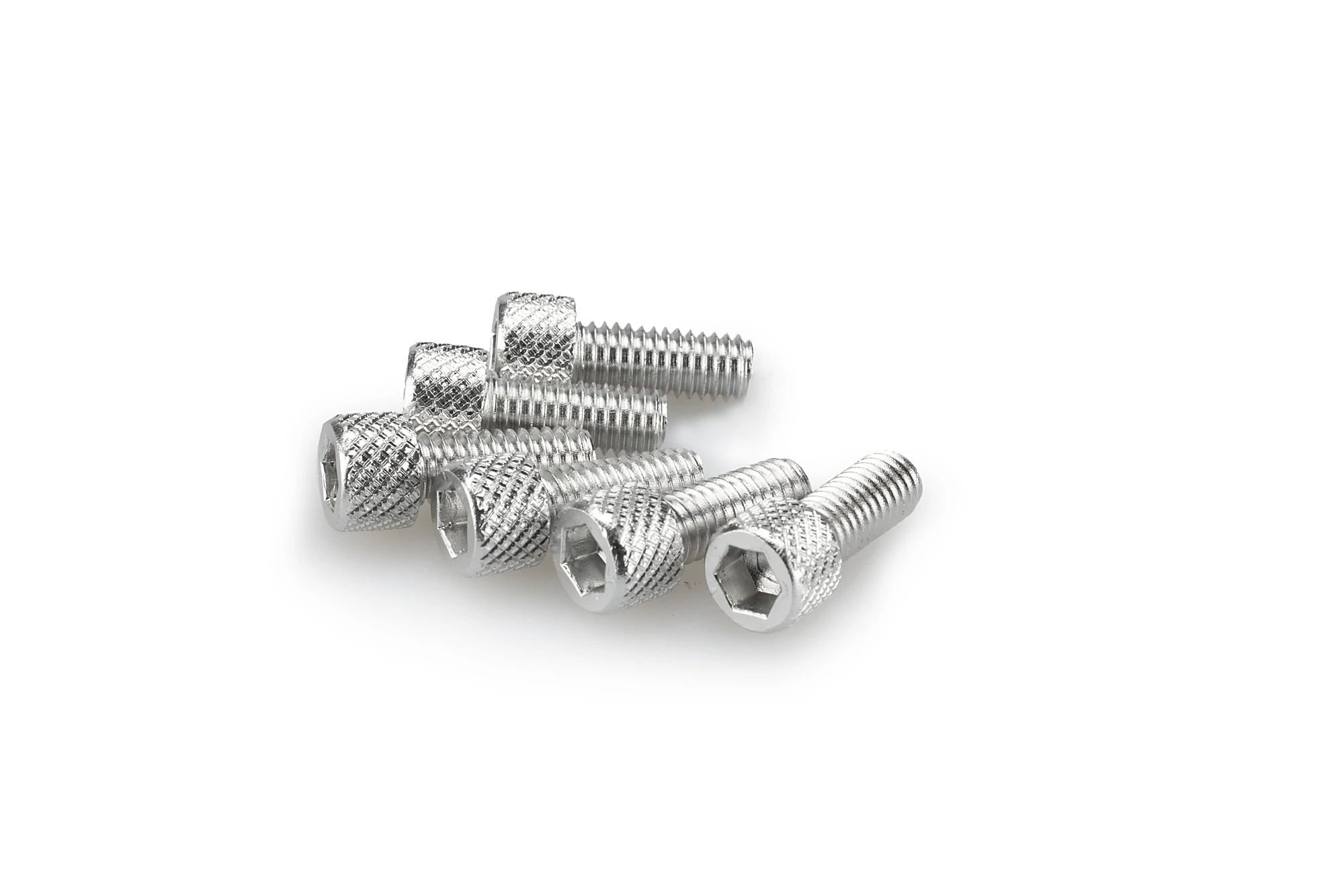 Kit Visserie Carénage Puig En Aluminium Anodisé Argent Blister 6 vis allen M6x15mm