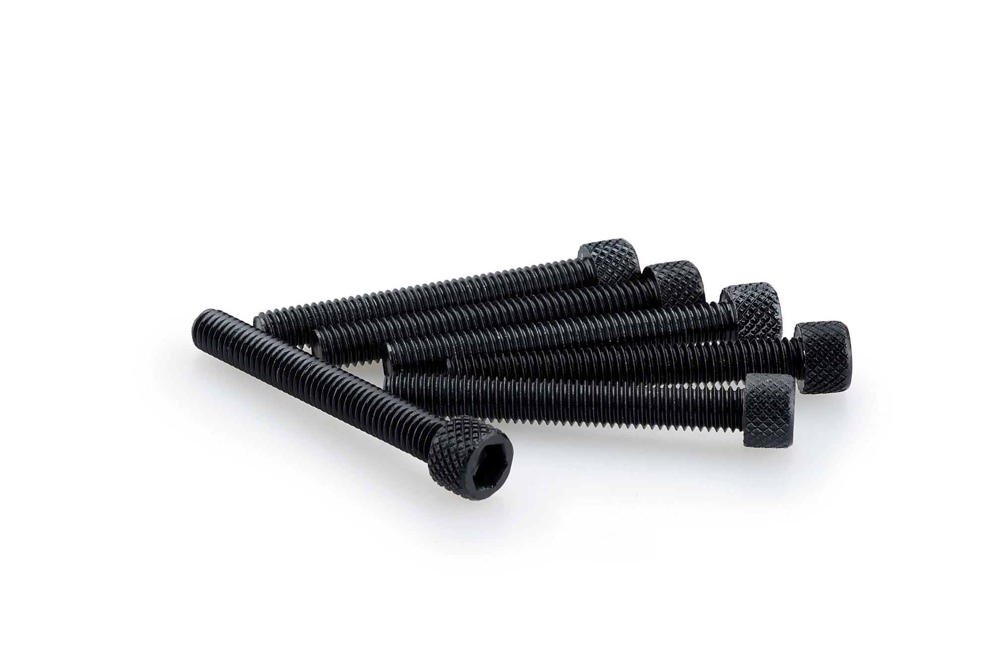 Kit Visserie Carénage Puig En Aluminium Anodisé Noire Blister 6 vis allen M6x45mm