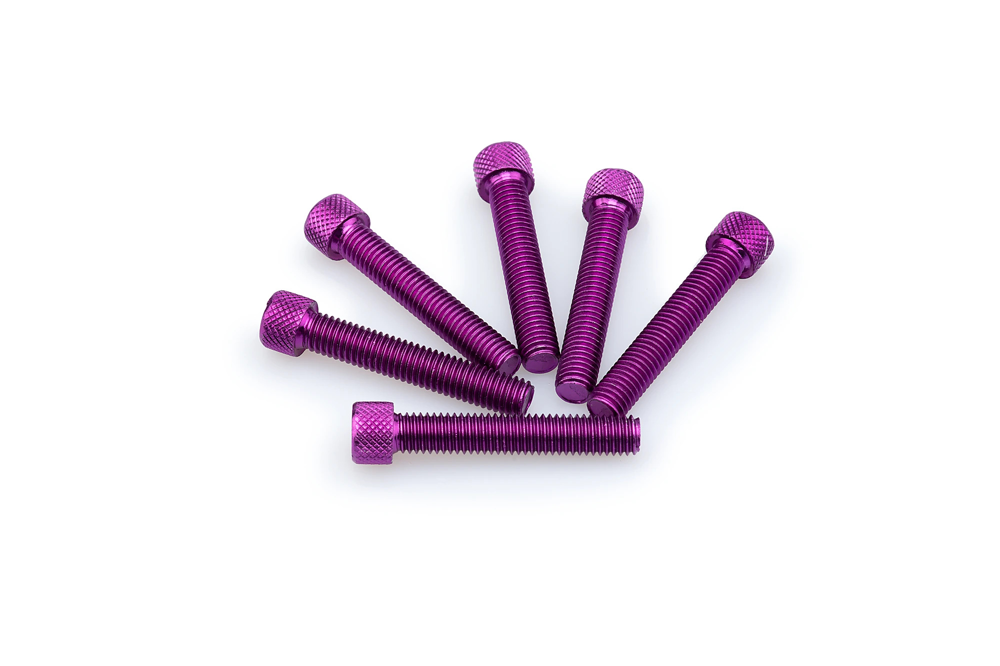 Kit Visserie Carénage Puig En Aluminium Anodisé Violet Blister 6 vis allen M8x45mm