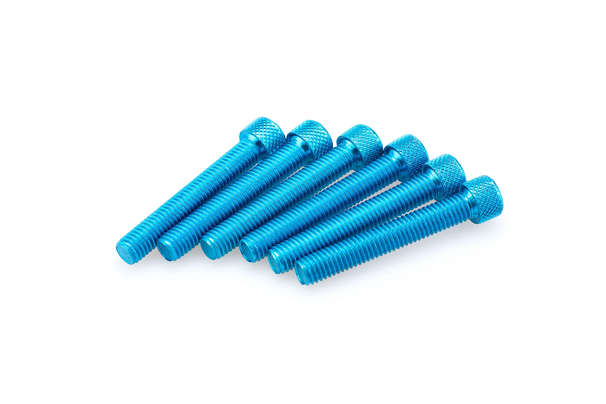 Kit Visserie Carénage Puig En Aluminium Anodisé Bleu Blister 6 vis allen M8x50mm