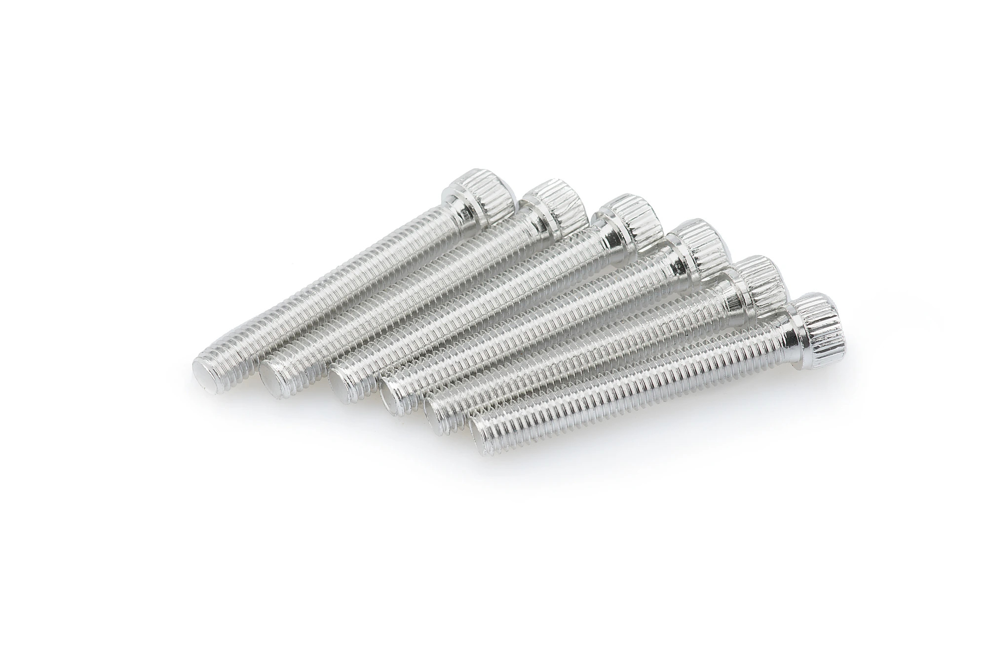 Kit Visserie Carénage Puig En Aluminium Anodisé Argent Blister 6 vis allen M8x55mm