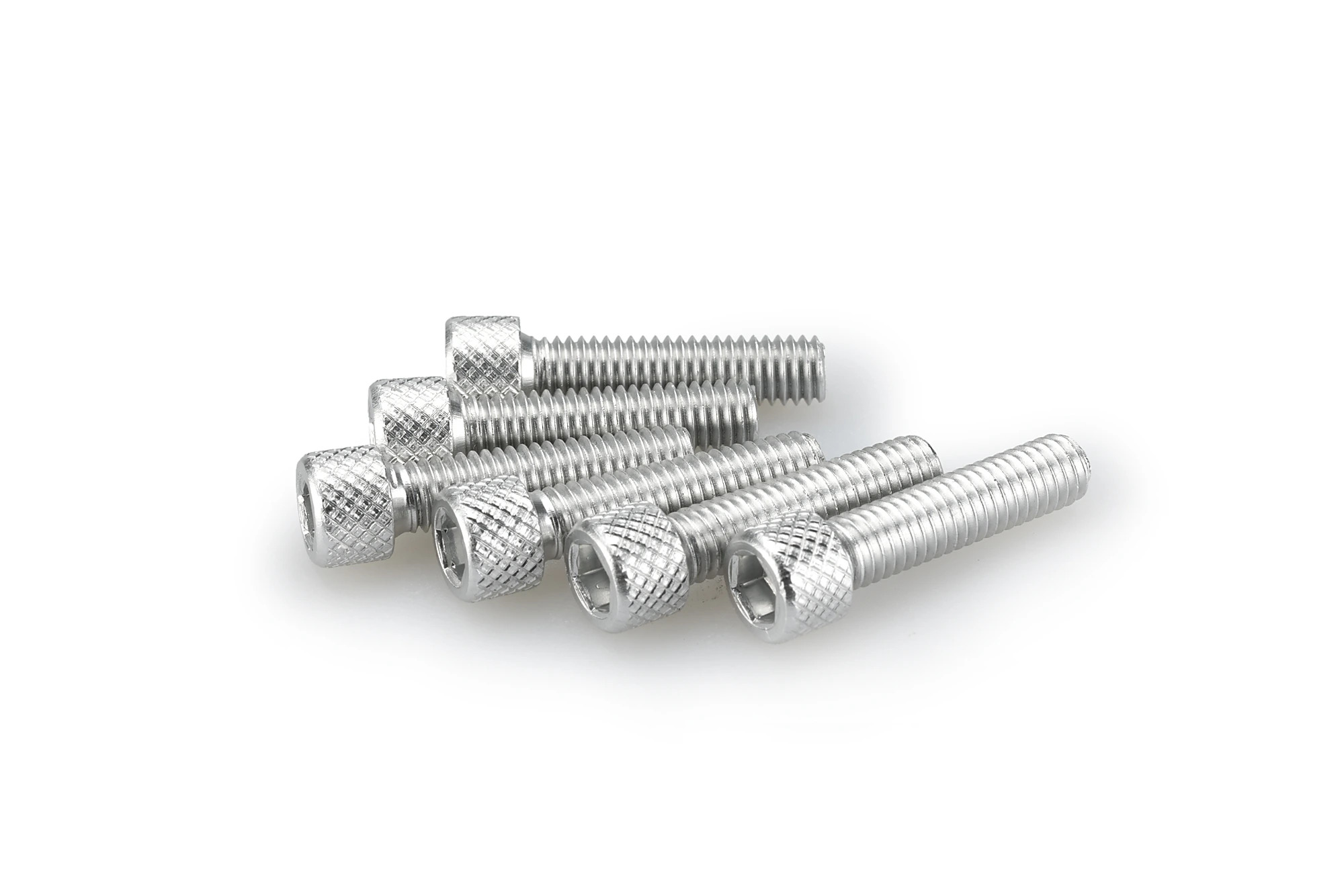 Kit Visserie Carénage Puig En Aluminium Anodisé Argent Blister 6 vis allen M6x25mm