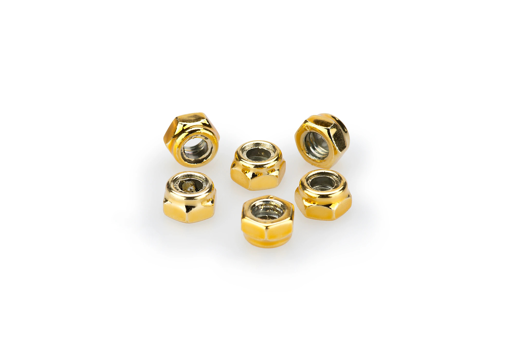 Kit Visserie Carénage Puig En Aluminium Anodisé Jaune Blister 6 écrou M5