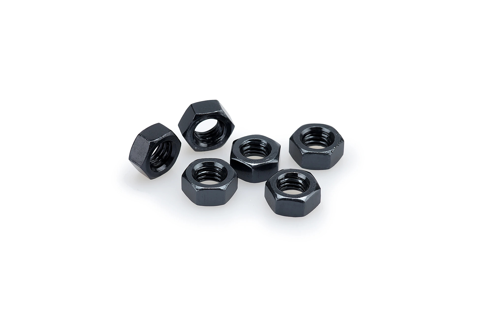 Kit Visserie Carénage Puig En Aluminium Anodisé Noire BLISTER 6 écrous M8