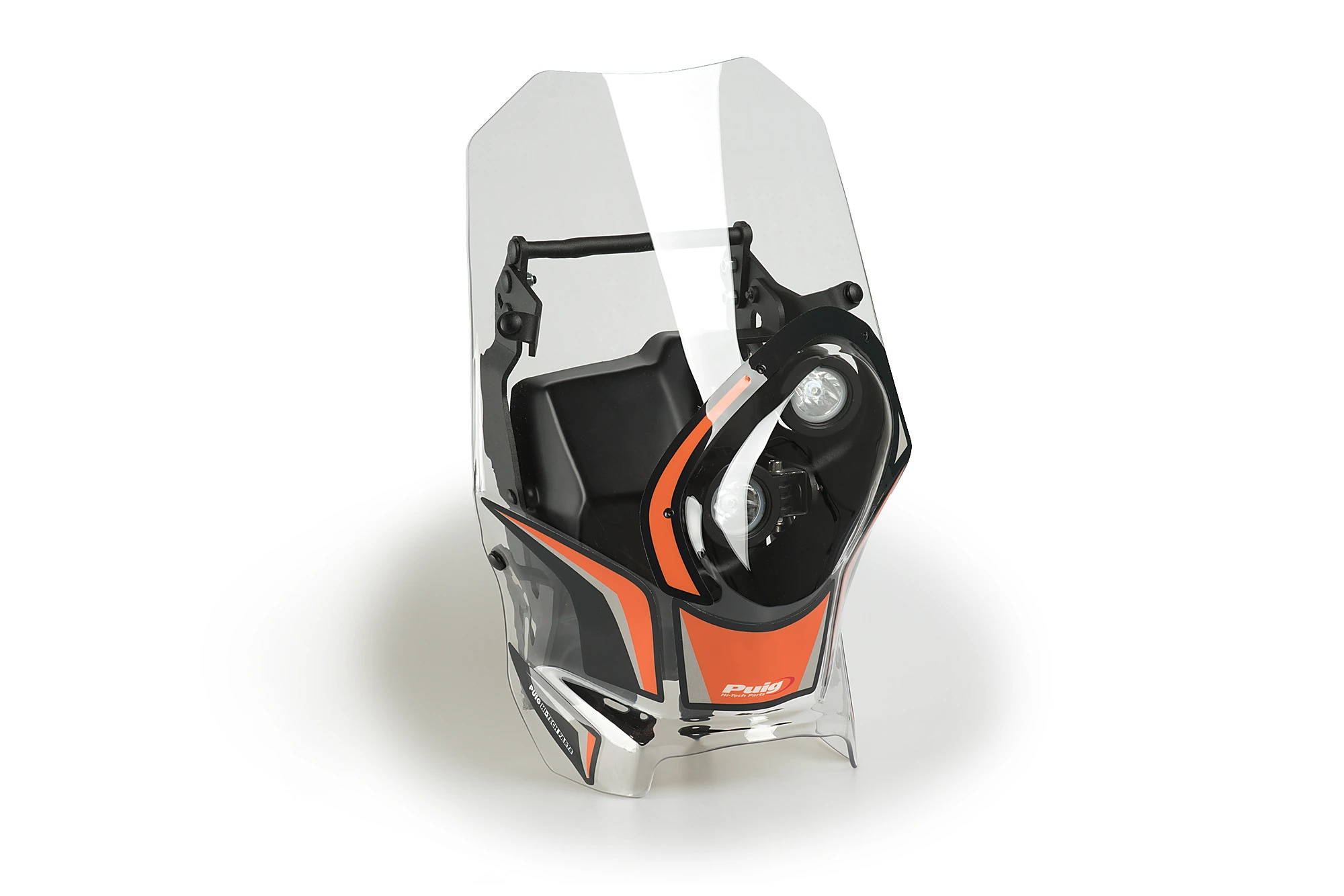 Tête de fourche Puig Semi Carenage Rally Transparent