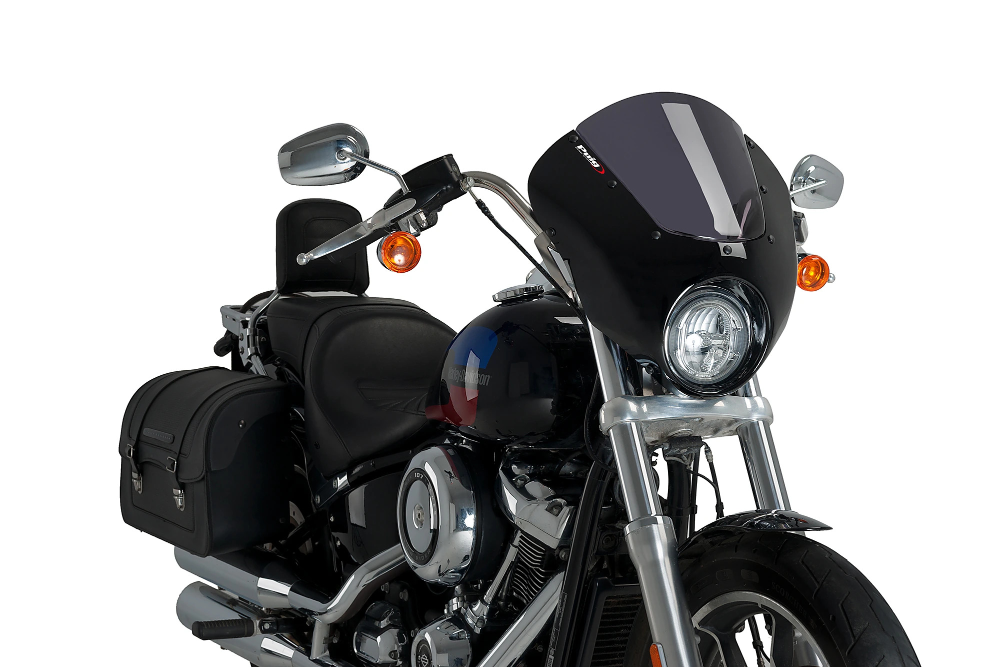 Tête de fourche Puig Dark Night Fumé foncé