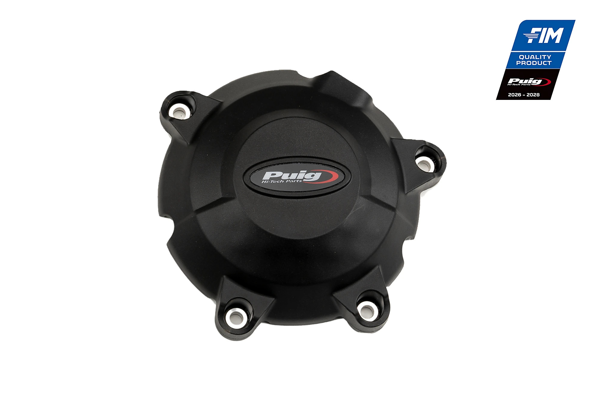 Protection de carter Puig Couvercle Moteur Track Noire
