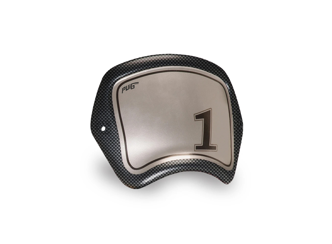 Saute vent Puig Plaque Frontale ABS Apparence carbone
