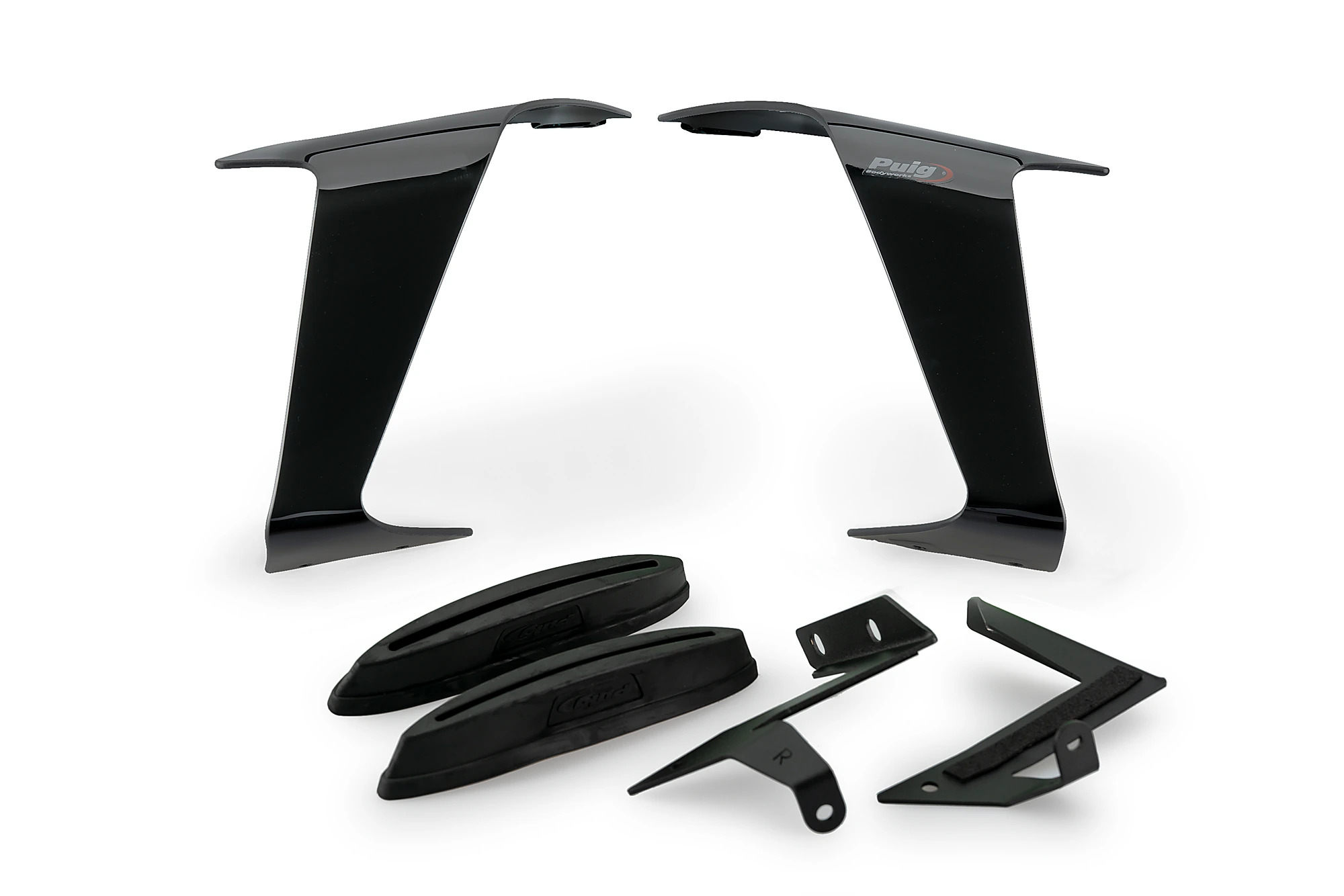 Ailerons latéraux Puig Race Noire