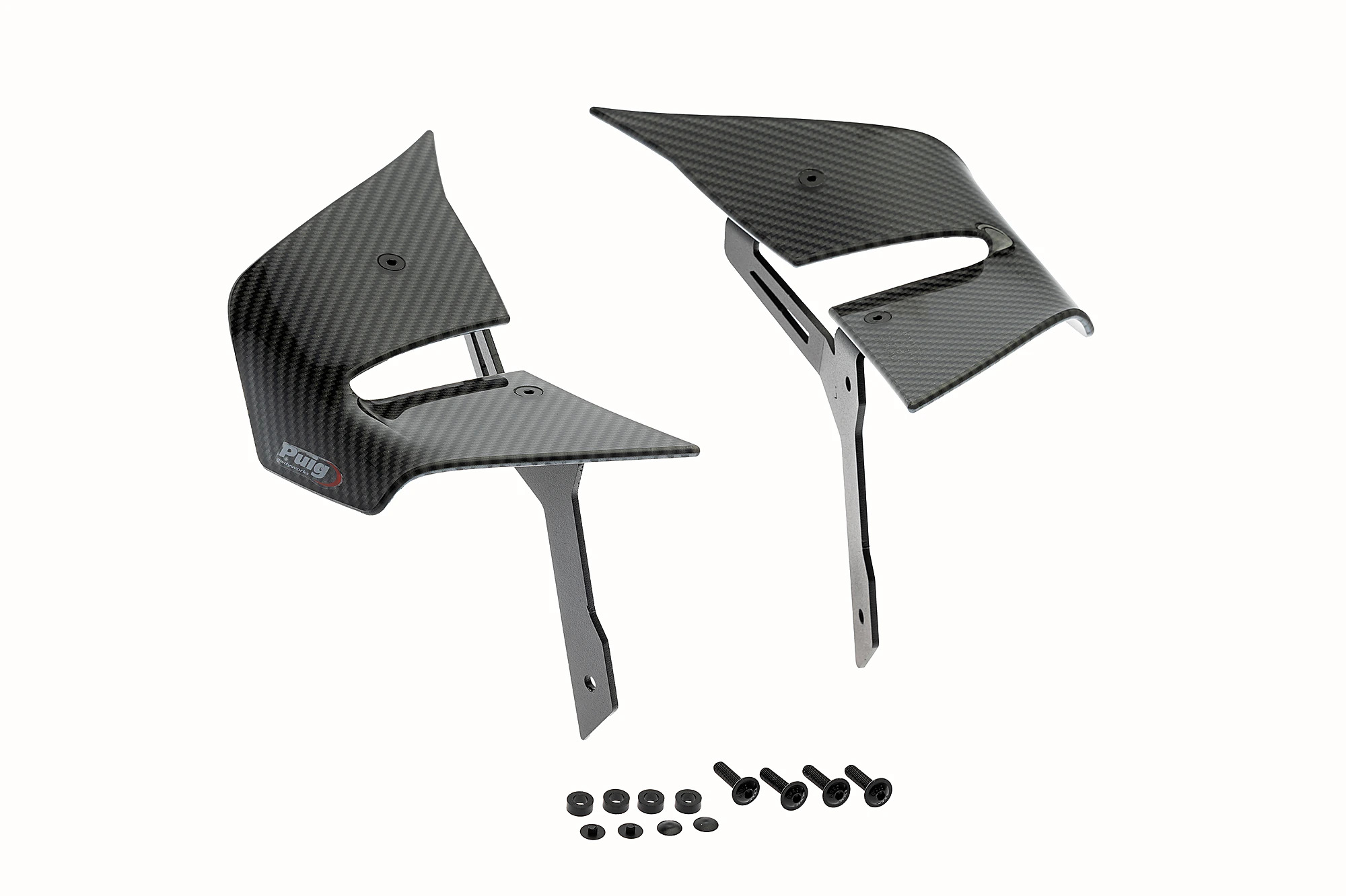 Ailerons latéraux Puig D12 Apparence carbone