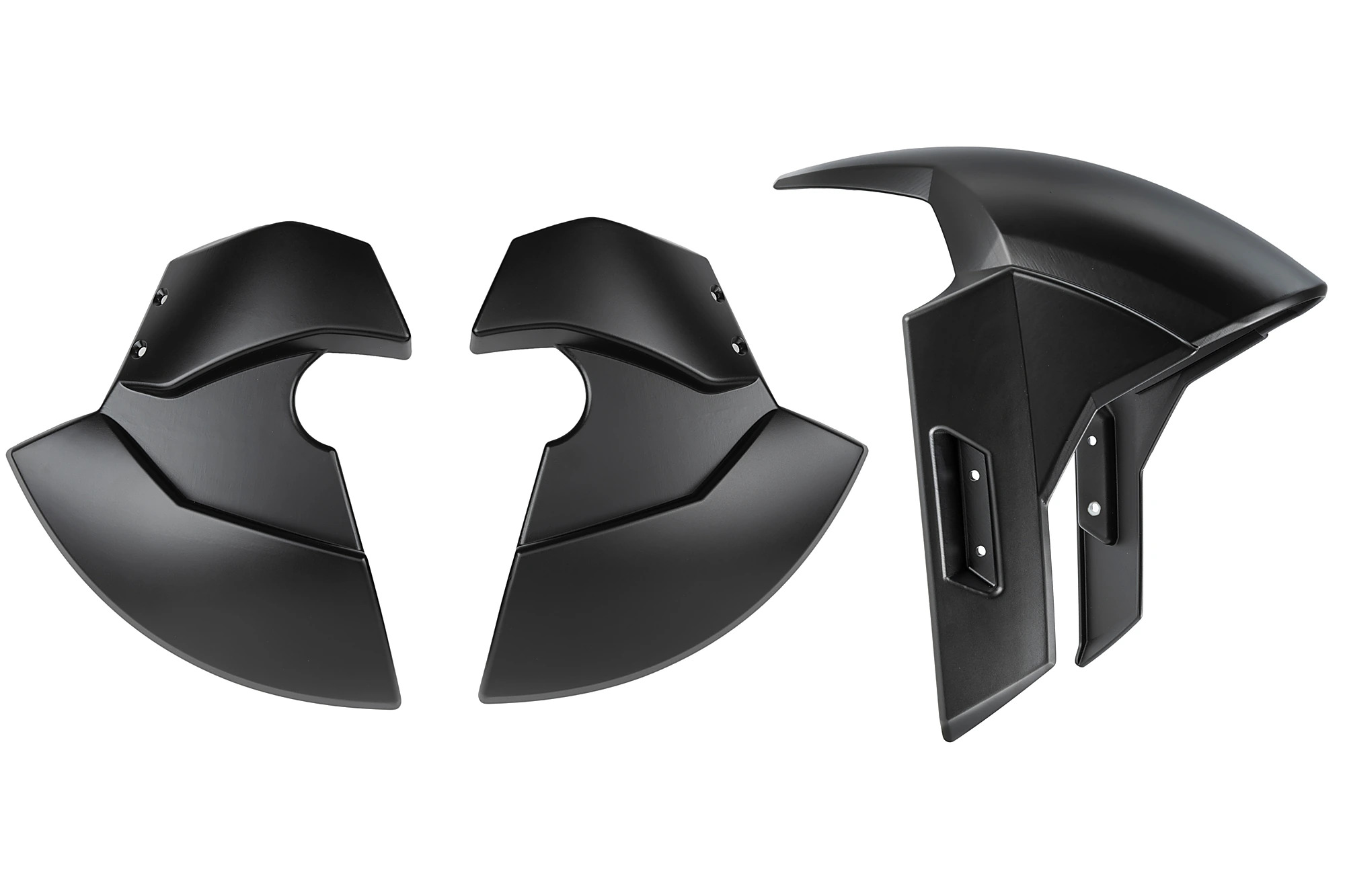 Ecope de frein Puig Pista 4 - Garde boue avant 3 Noir mat