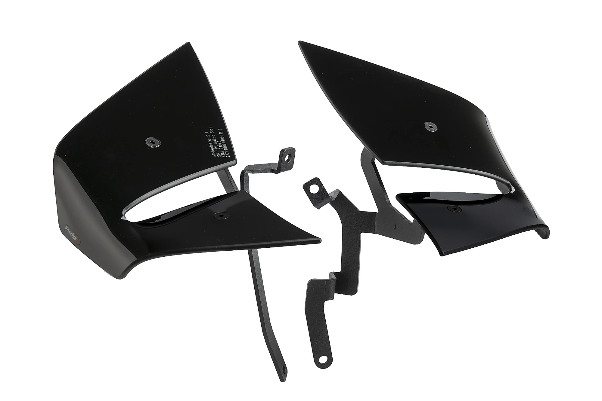 Ailerons frontaux Puig D12 Noire