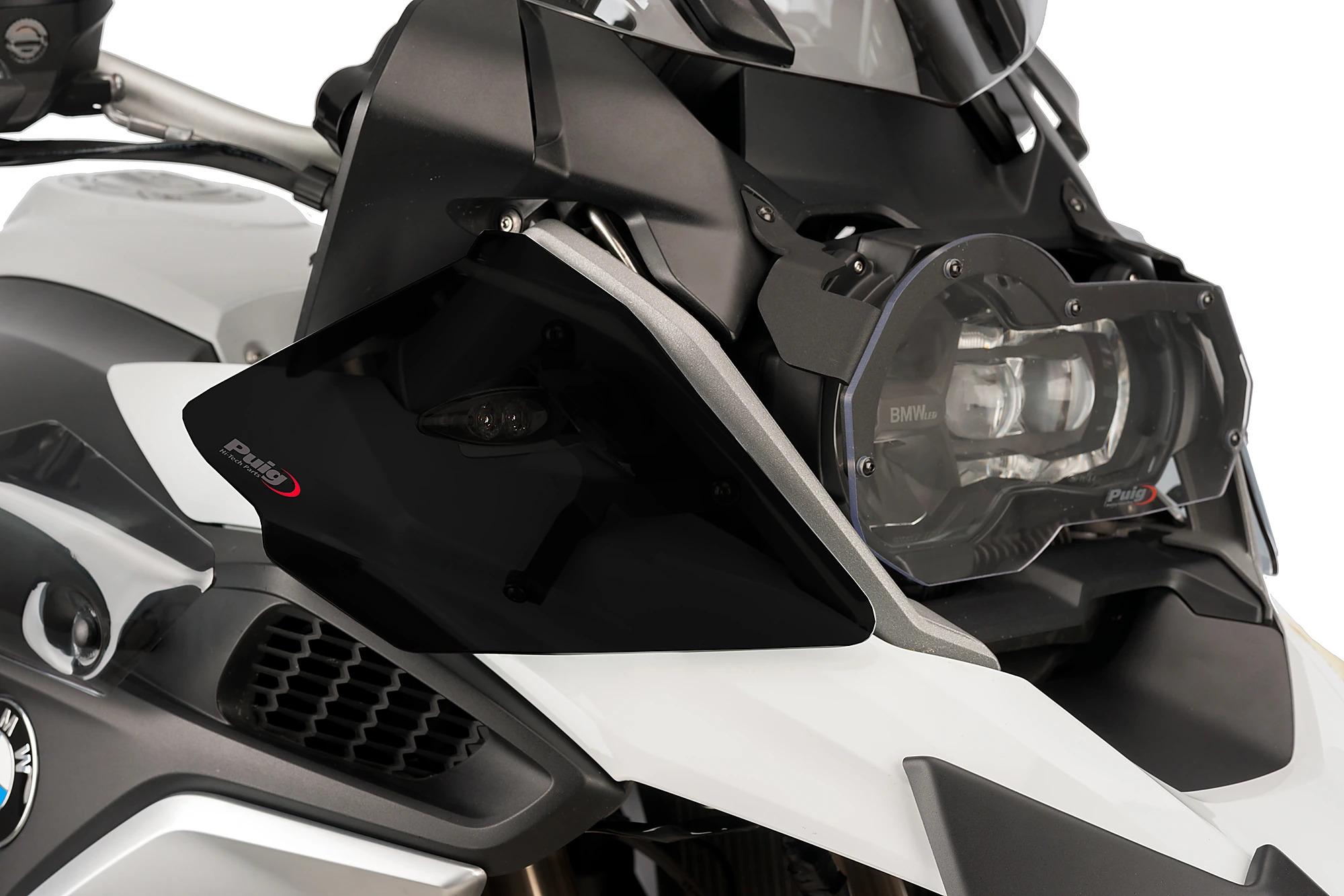 Déflecteur moto Puig Supérieurs Fumé foncé