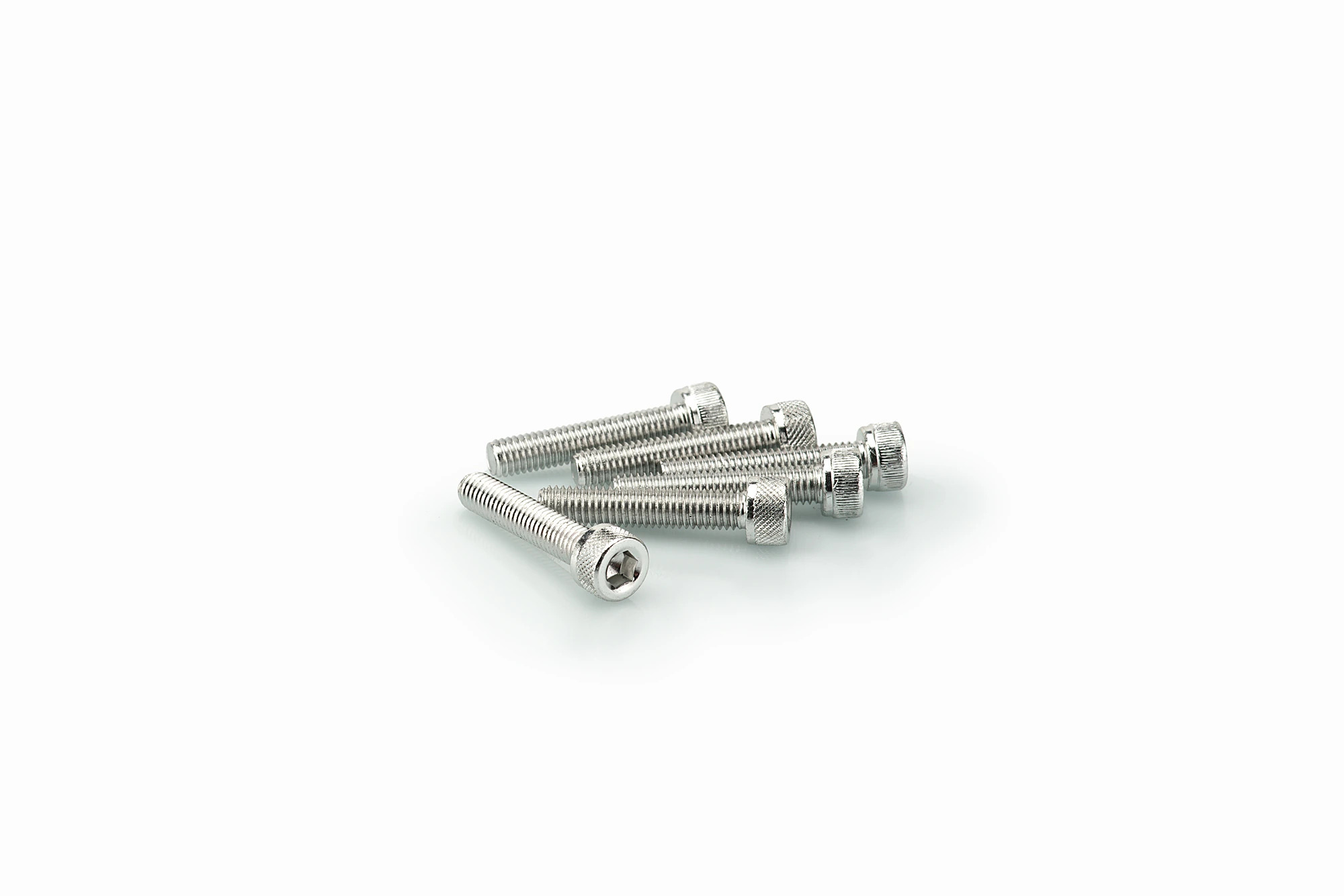 Kit Visserie Carénage Puig En Aluminium Anodisé Argent Blister 6 vis allen M5x25mm