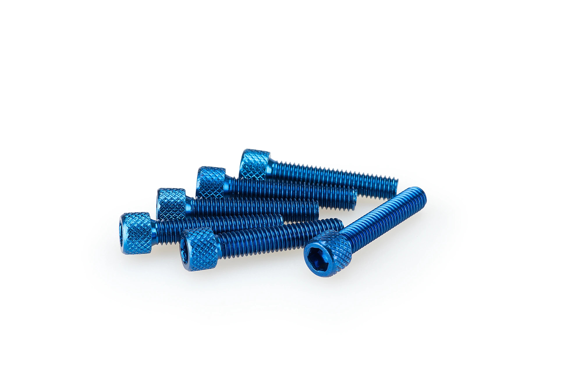 Kit Visserie Carénage Puig En Aluminium Anodisé Bleu Blister 6 vis allen M6x30mm