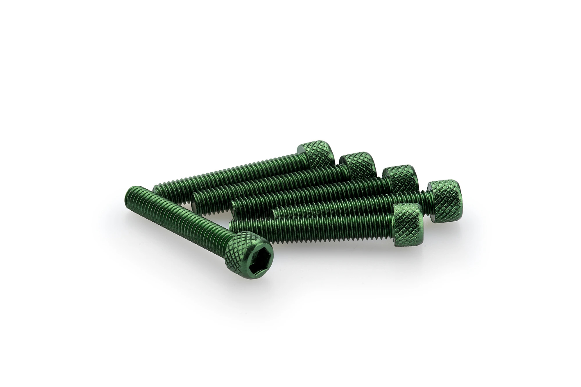 Kit Visserie Carénage Puig En Aluminium Anodisé Vert Blister 6 vis allen M6x35mm