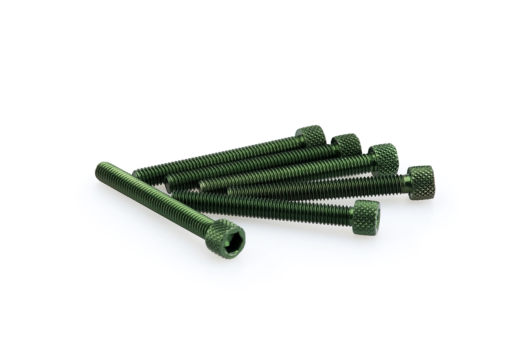 Kit Visserie Carénage Puig En Aluminium Anodisé Vert Blister 6 vis allen M6x50mm