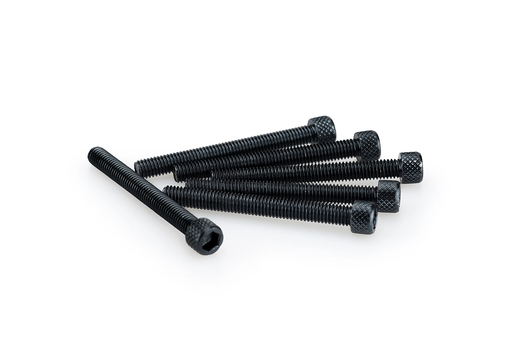 Kit Visserie Carénage Puig En Aluminium Anodisé Noire Blister 6 vis allen M6x55mm